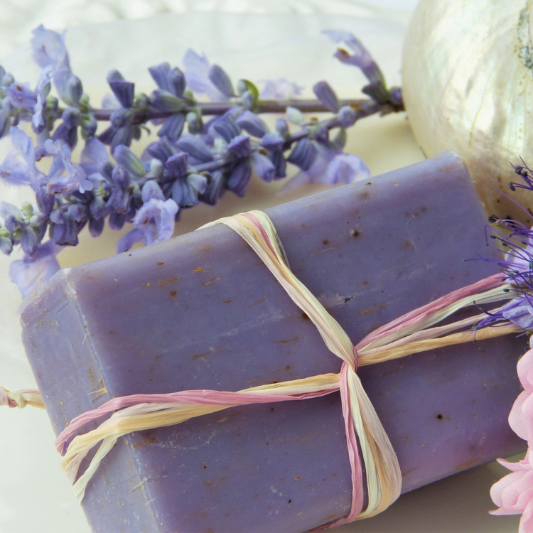 Handcrafted Lavender scented soap from SoapandSerenity.com
