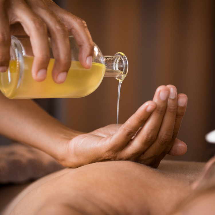 Massage oil collection from SoapandSerenity.com